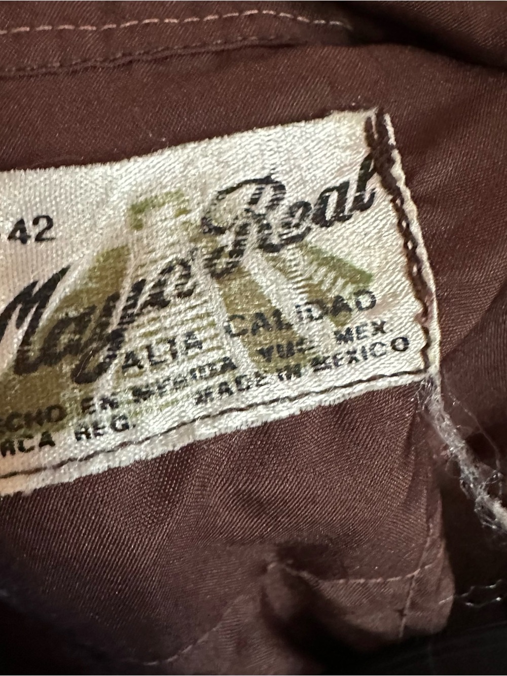 Maya Brown Short-Sleeve Embroidered Cuban Shirt Jacket - Picture 6 of 8